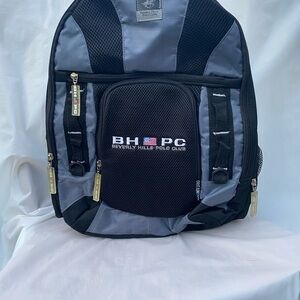 Beverly Hills Polo Club Black and Gray Backpack